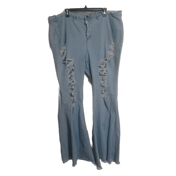 Almost Famous High Rise 90s Flare Jeans, sz 24 - Picture 1 of 6